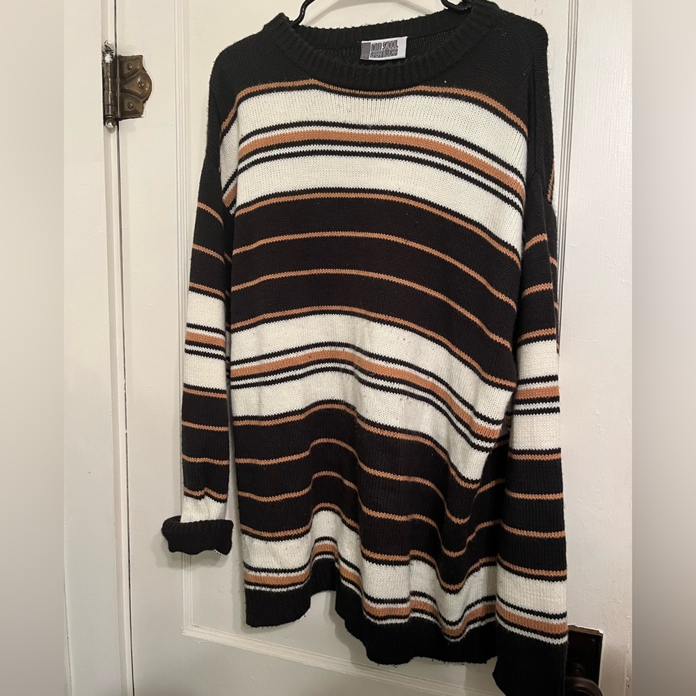 Striped Old Skool Urban Wear Sweater